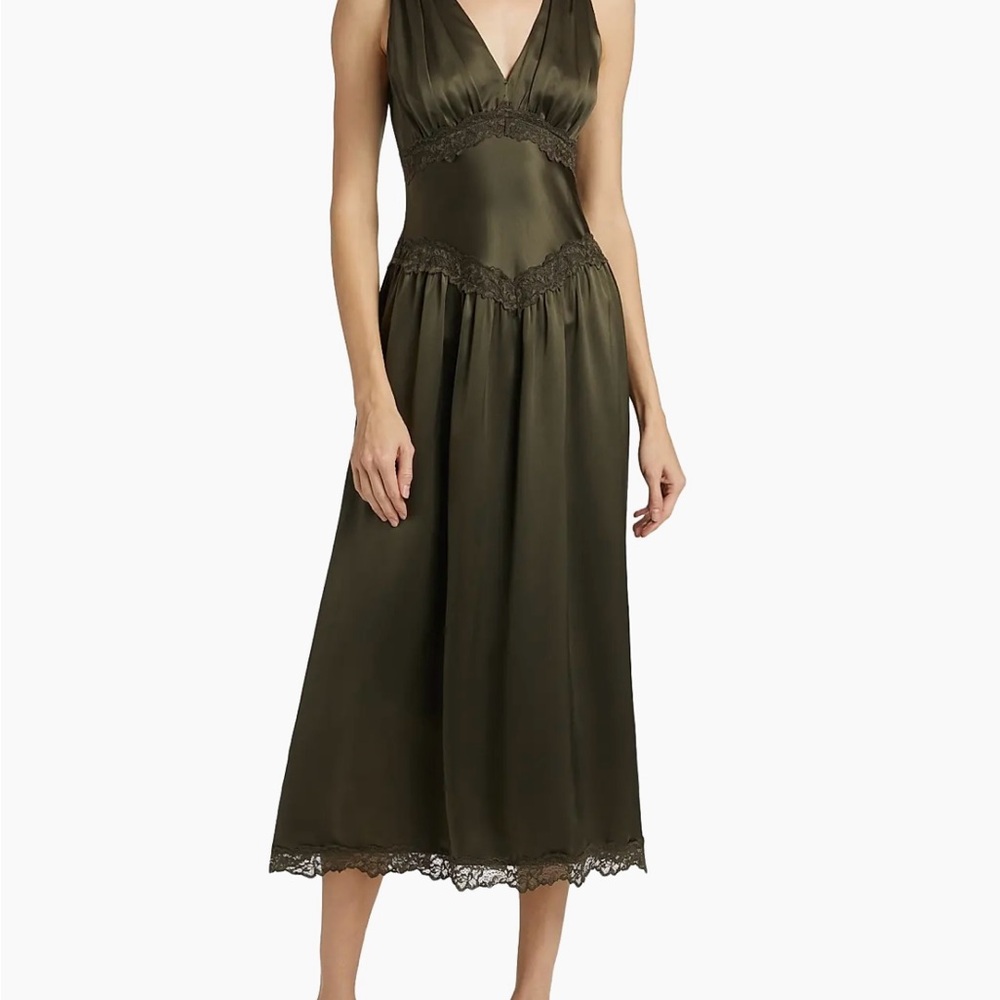 Reformation Stasia Silk Dress